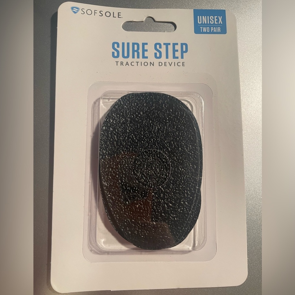 Black Traction Sole for Shoes, Self adhesive for bottom of shoes to improve grip